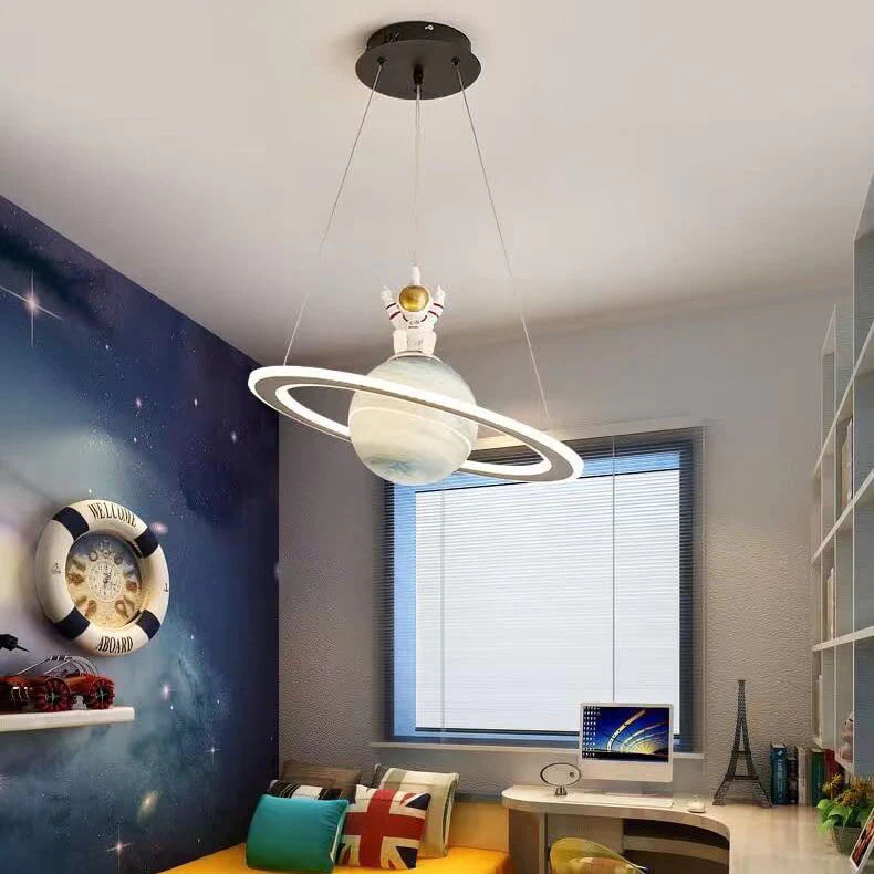 CosmoGlow – Kinderkamer LED hanglamp met planeetdesign – energiezuinig
