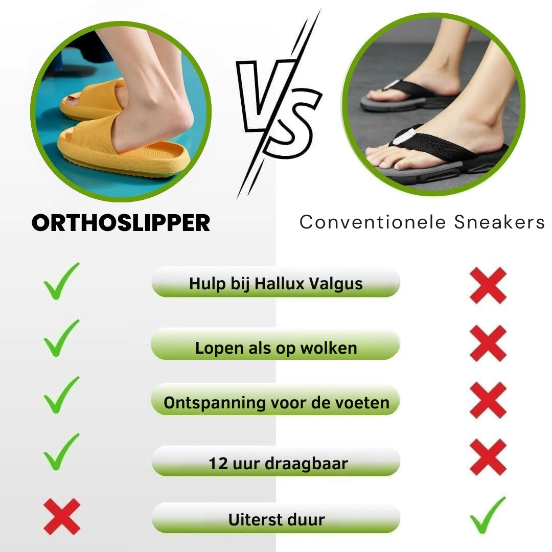Orthoslipper – Soft non-slip comfort slippers with EVA cushioning and perfect fit