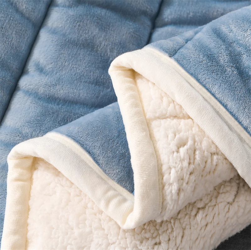 Melzano Ellena Luxe – Manta de forro polar de la de cordeiro quente para días de inverno acolledores