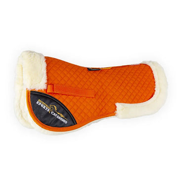 Equiform – Corrective half pad black with lining – comfort for horse & rider