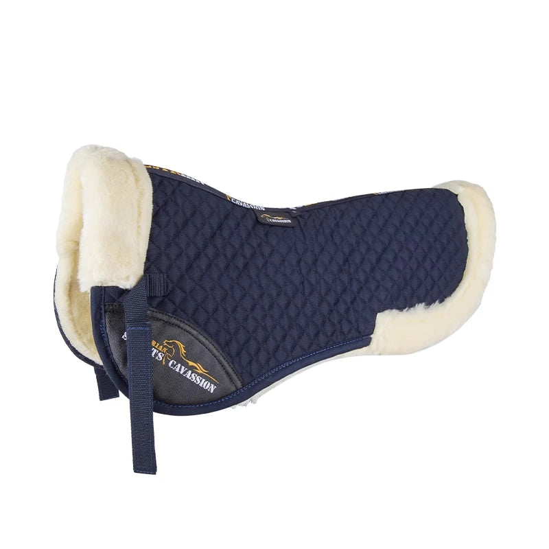 Equiform – Corrective half pad black with lining – comfort for horse & rider