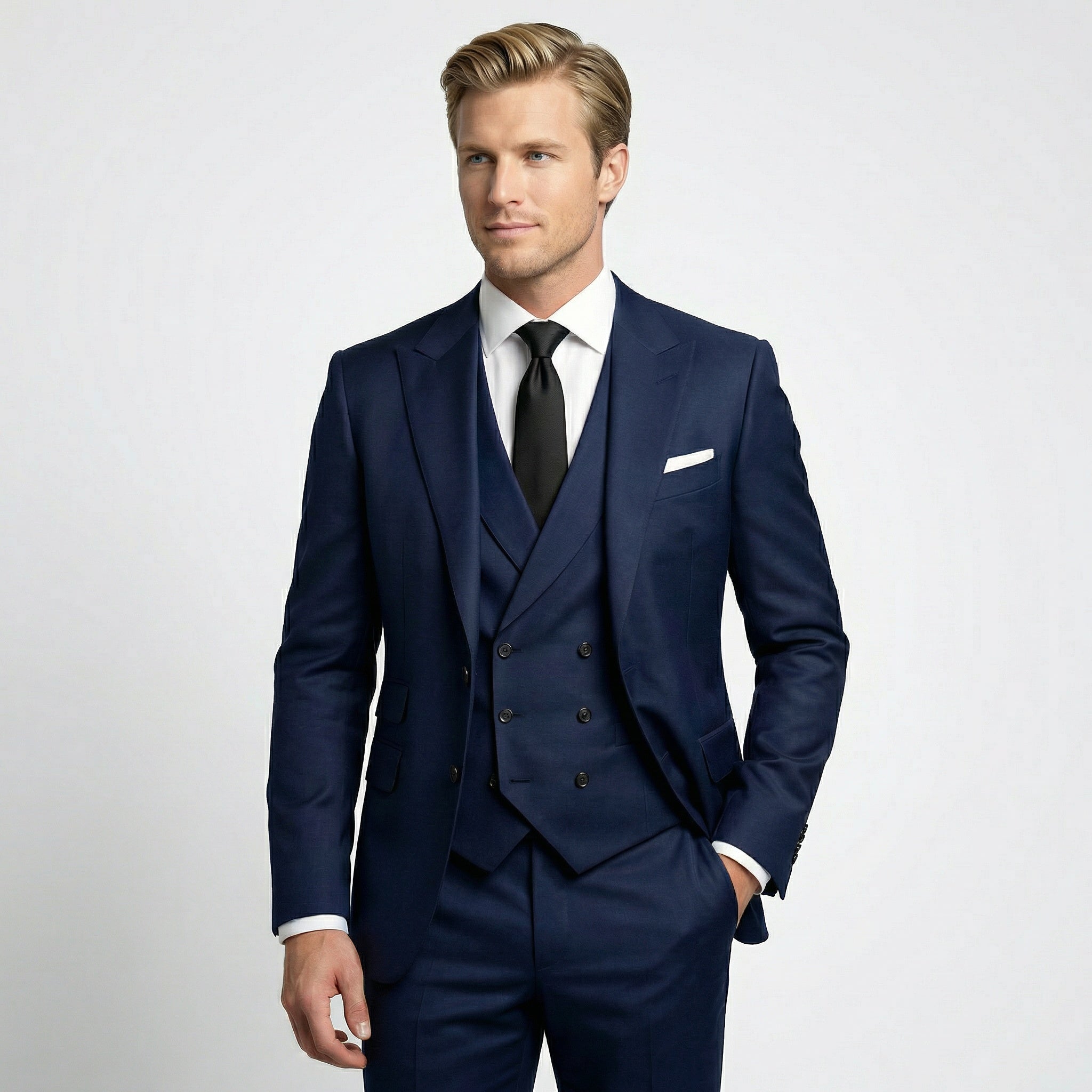 Thorpe Heren Smoking 3 pezas – Blazer, Chaleco e Pantalón