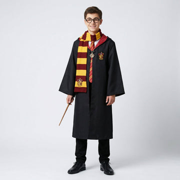 Wizard's Robe Costume – Choice of 4 Houses, Comfortable Fit & Set Options