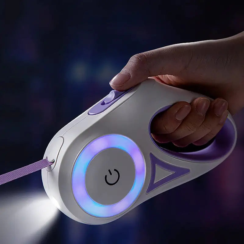 LED-Hundeleine – GlowLine Nachtedition mit einstellbarer Helligkeit