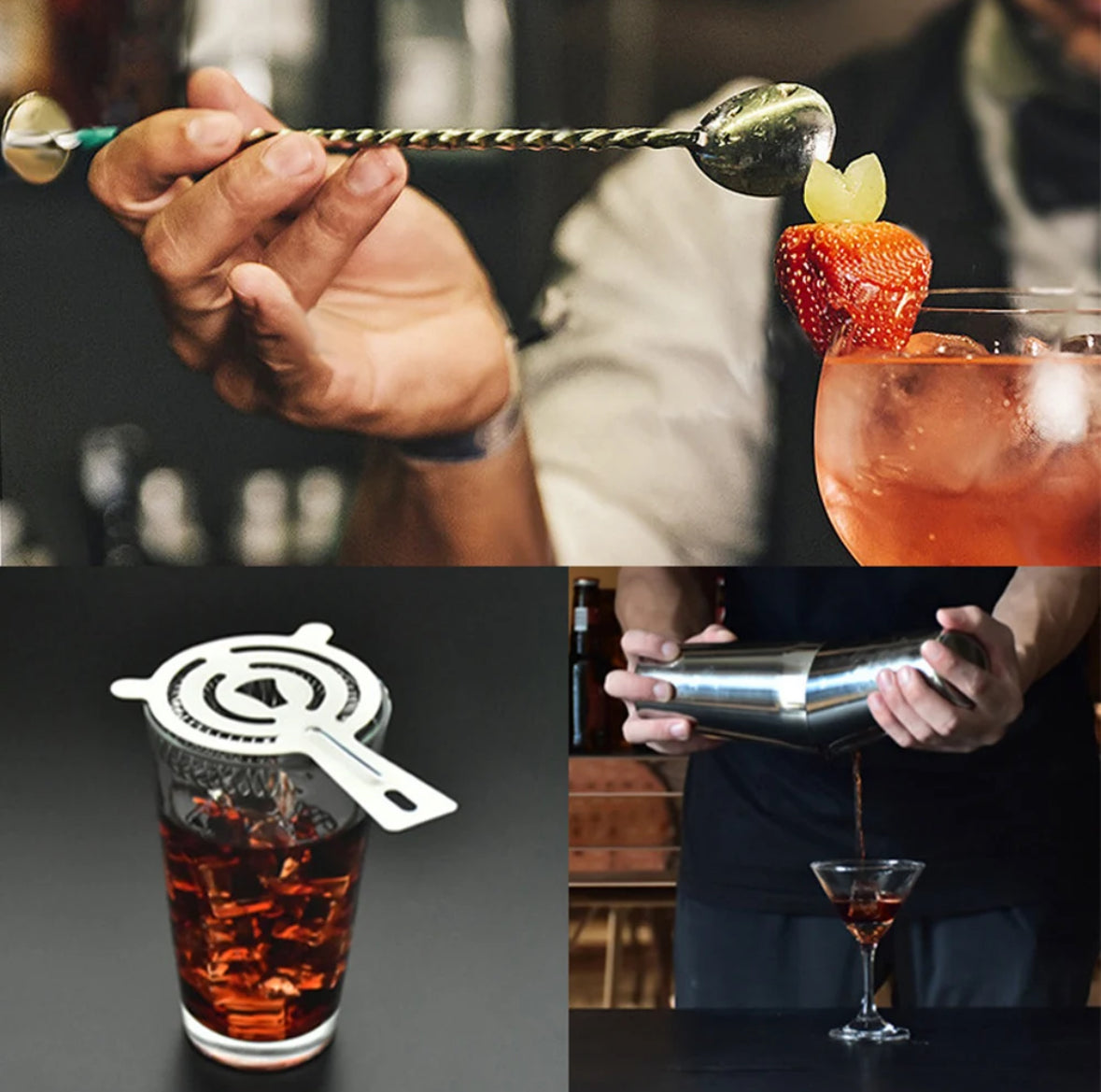 Cocktail Shaker Set 23-delig – Complete Bartender Kit met RVS Tools
