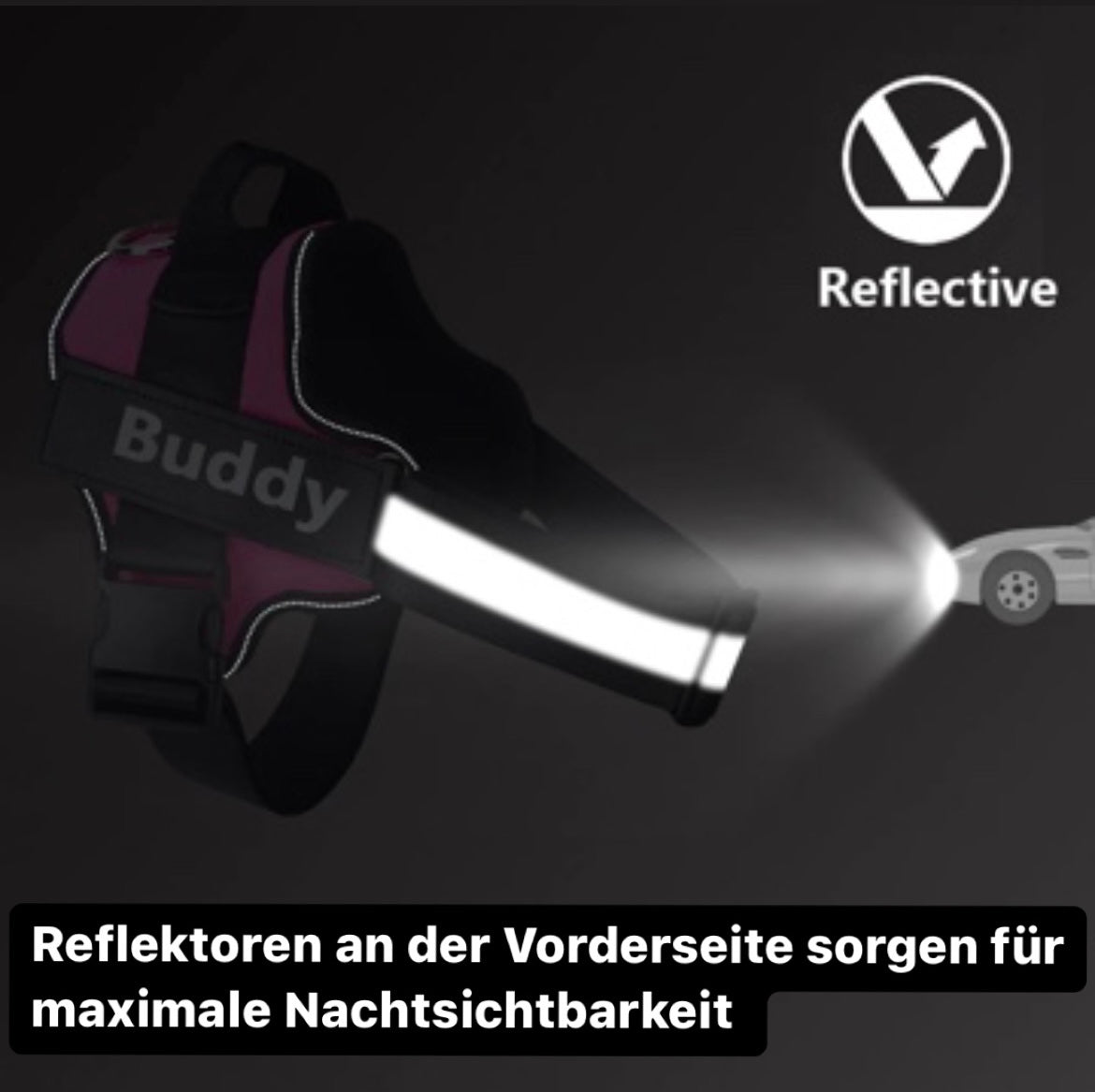 Arnès per a gos Pawver Anti-Trek – Reflectant, còmode i únic
