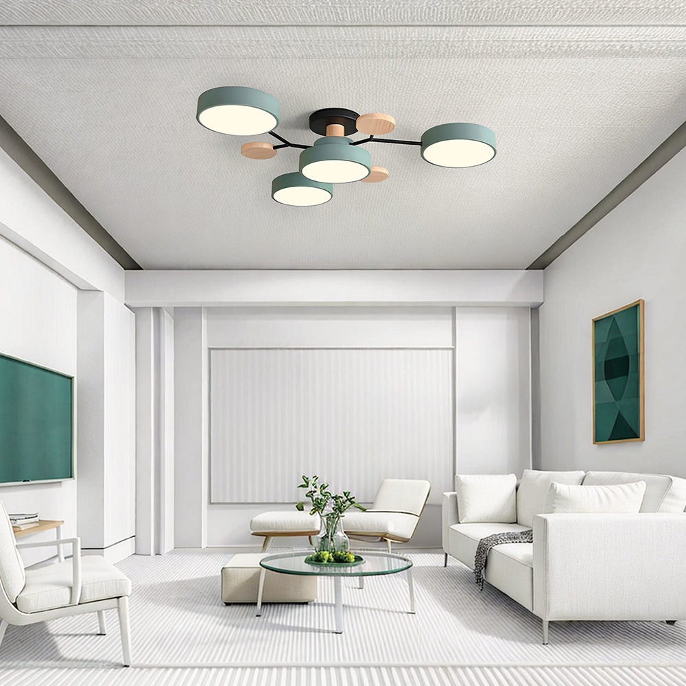 Lumaro – Lámpara de teito LED redonda – Deseño moderno para salón