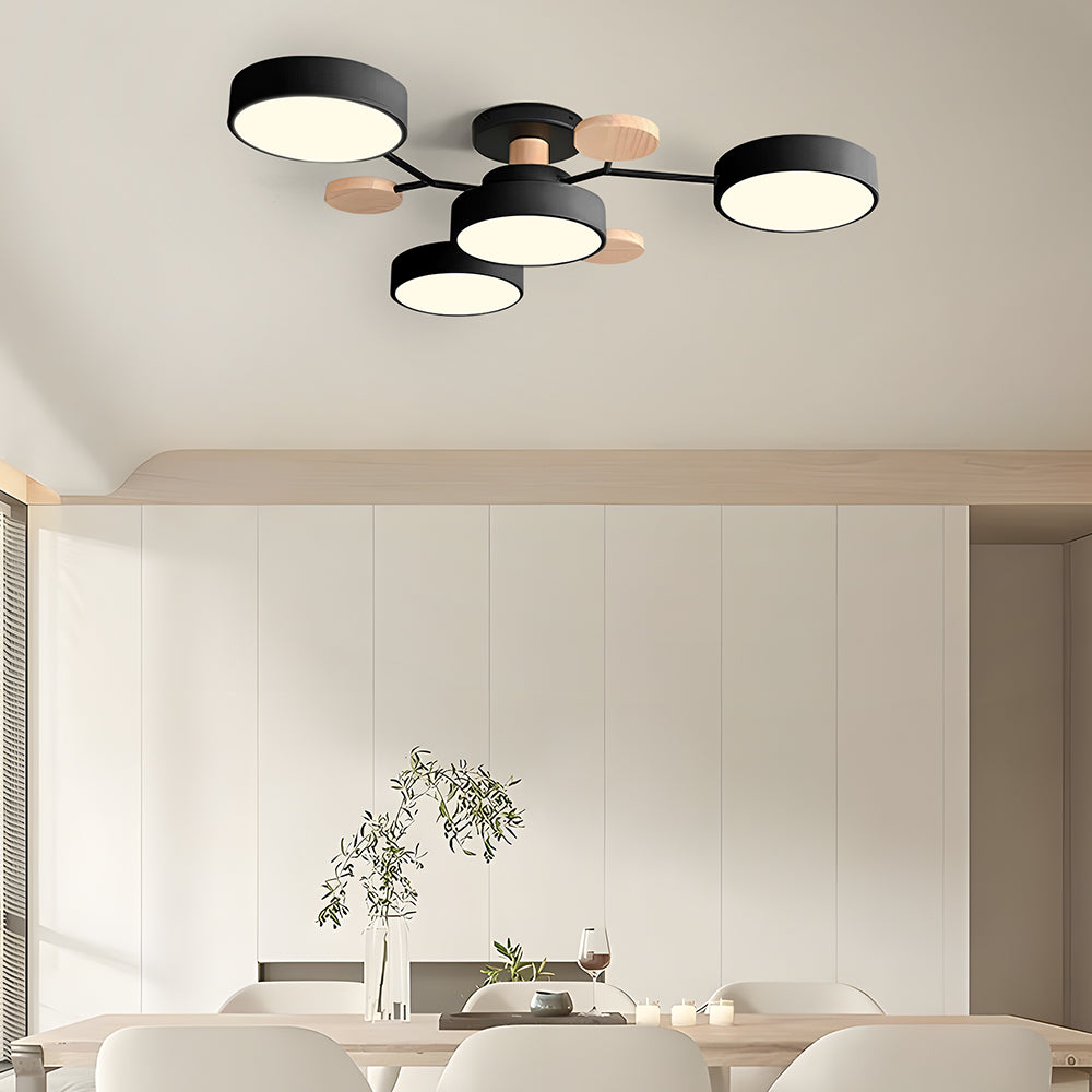 Lumaro – Lámpara de teito LED redonda – Deseño moderno para salón