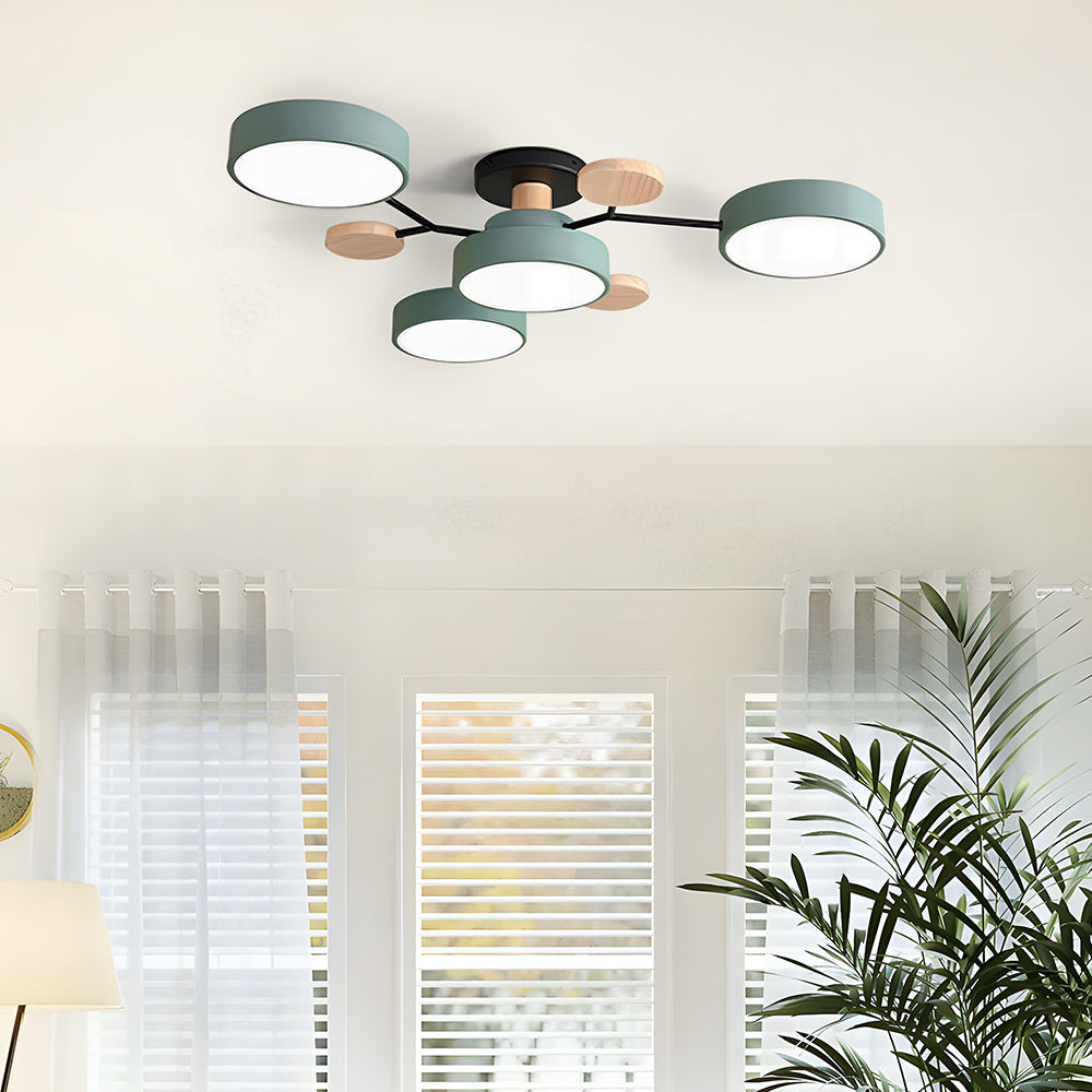Lumaro – Lámpara de teito LED redonda – Deseño moderno para salón