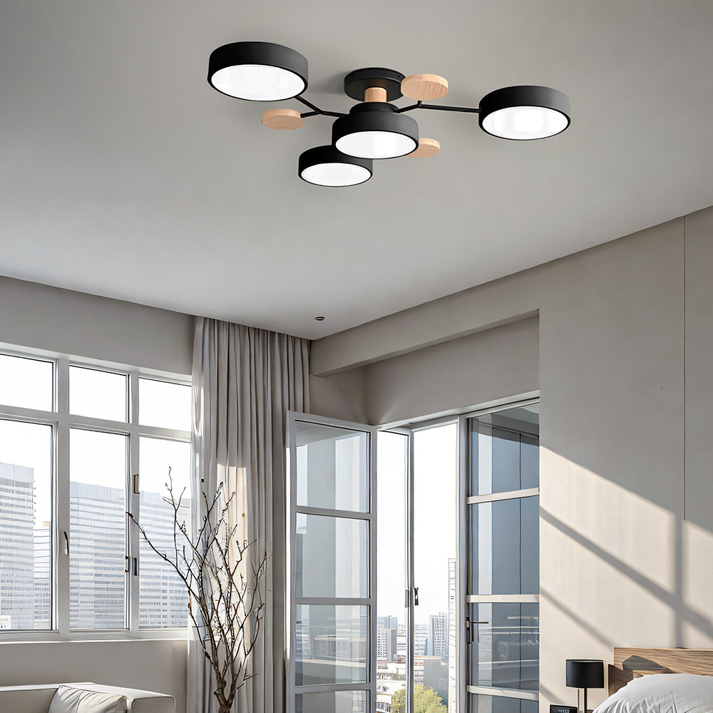 Lumaro – Lámpara de teito LED redonda – Deseño moderno para salón