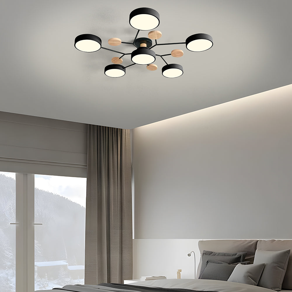 Lumaro – Lámpara de teito LED redonda – Deseño moderno para salón