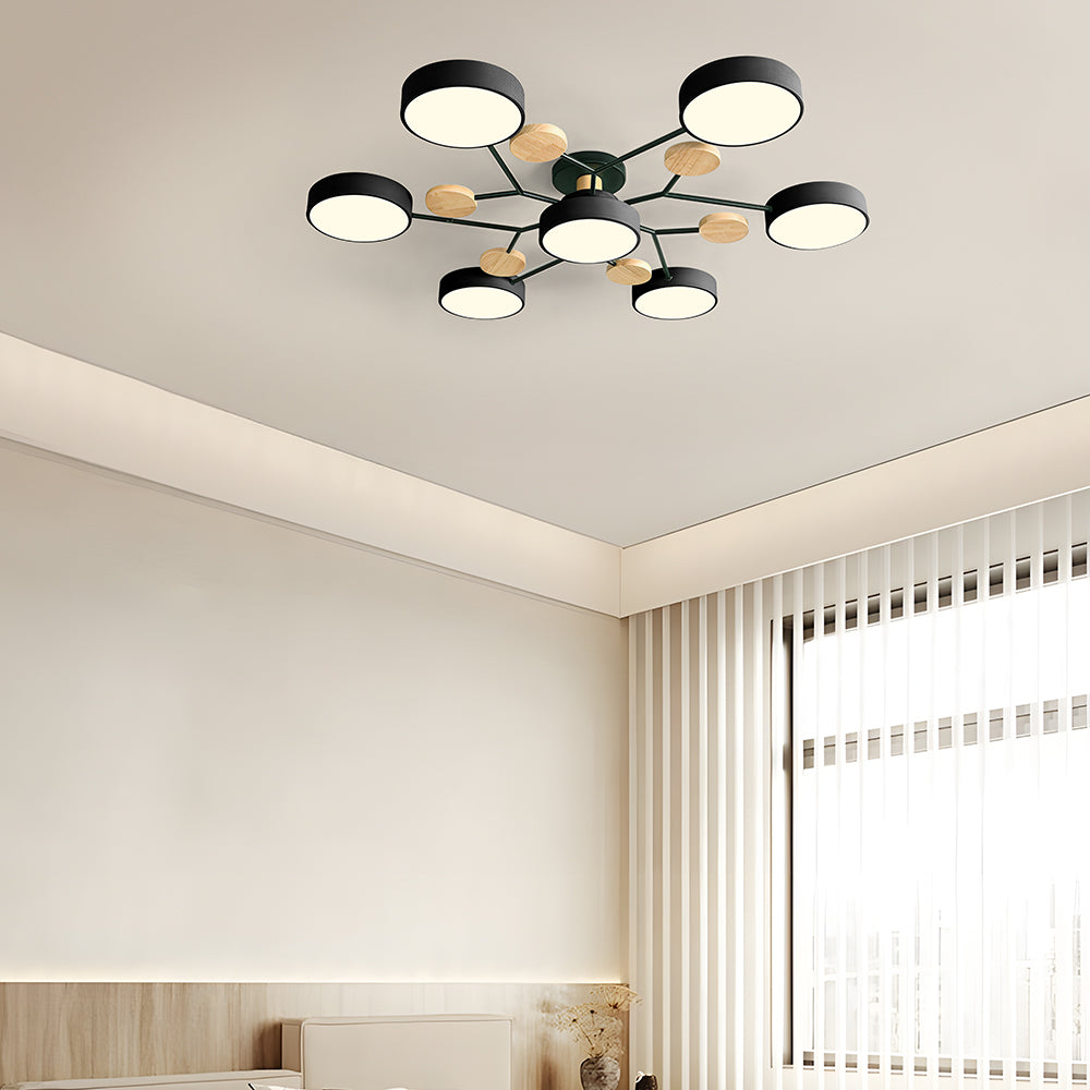 Lumaro – Lámpara de teito LED redonda – Deseño moderno para salón