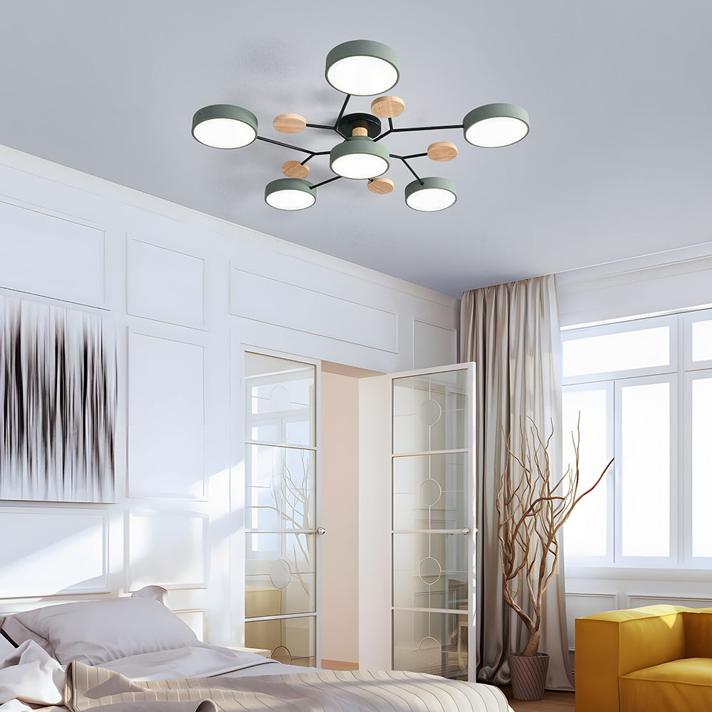 Lumaro – Lámpara de teito LED redonda – Deseño moderno para salón