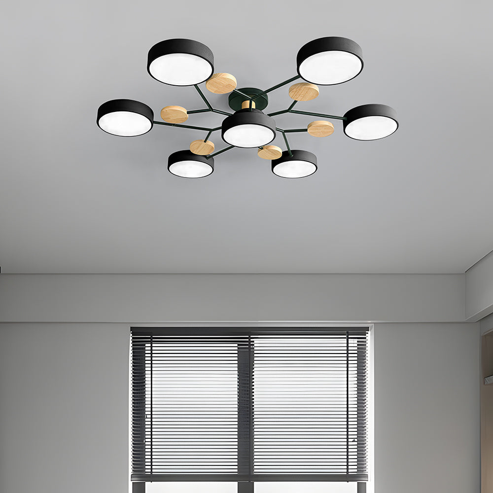 Lumaro – Lámpara de teito LED redonda – Deseño moderno para salón