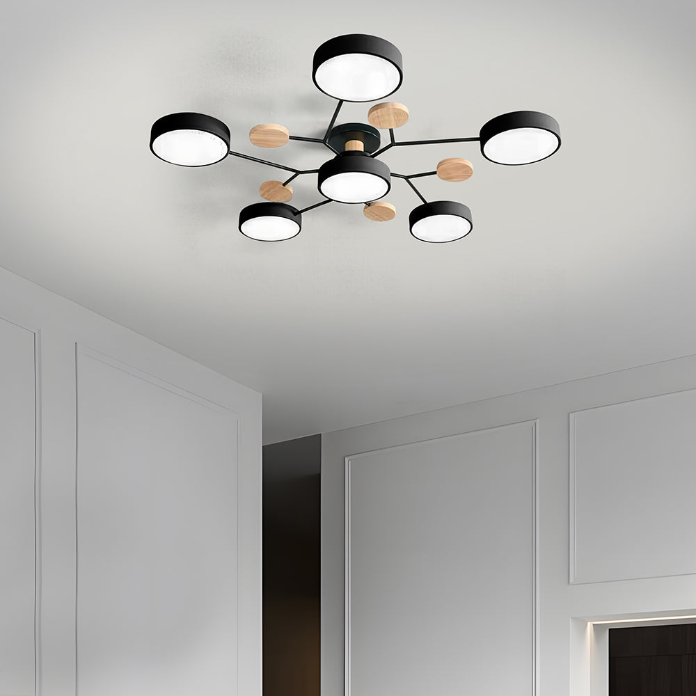 Lumaro – Lámpara de teito LED redonda – Deseño moderno para salón