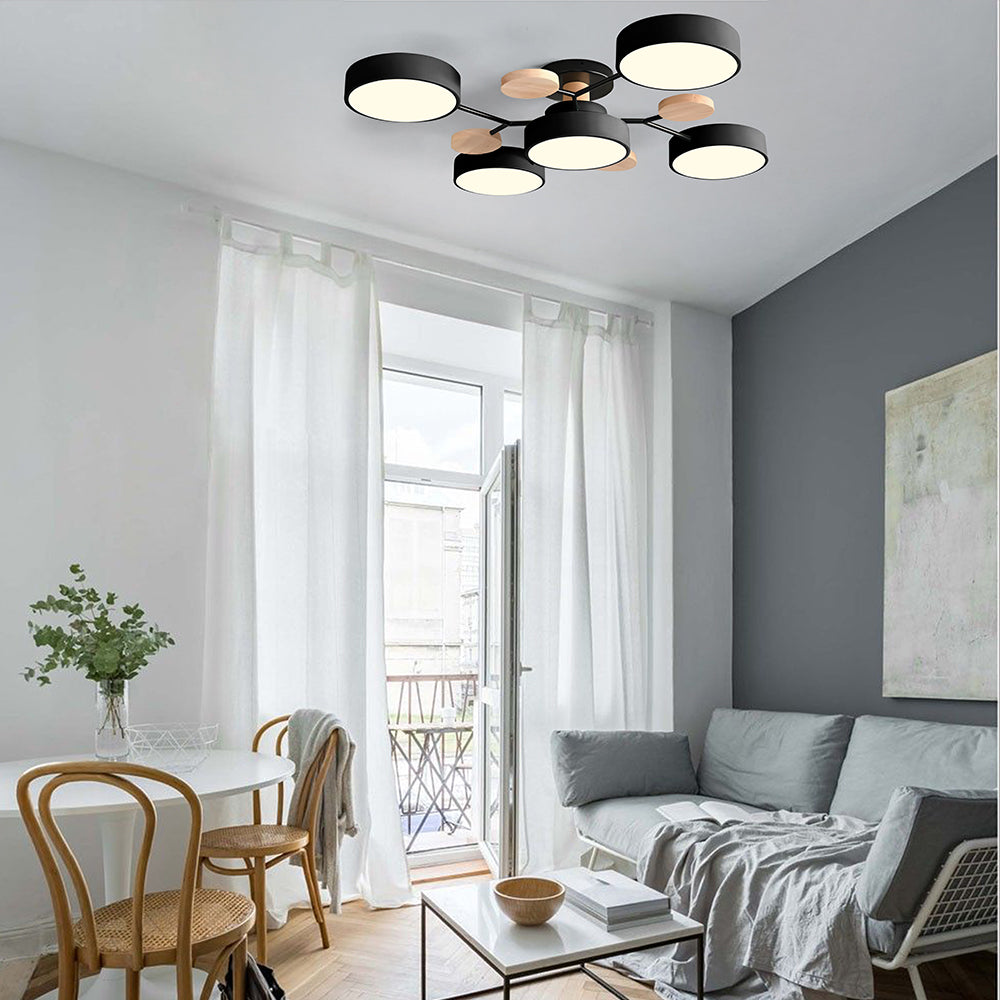 Lumaro – Lámpara de teito LED redonda – Deseño moderno para salón