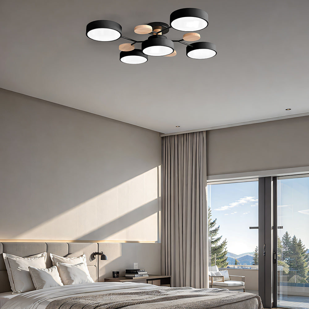 Lumaro – Lámpara de teito LED redonda – Deseño moderno para salón
