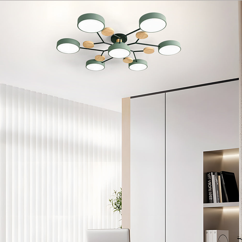 Lumaro – Lámpara de teito LED redonda – Deseño moderno para salón