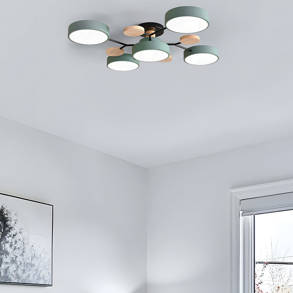 Lumaro – Lámpara de teito LED redonda – Deseño moderno para salón
