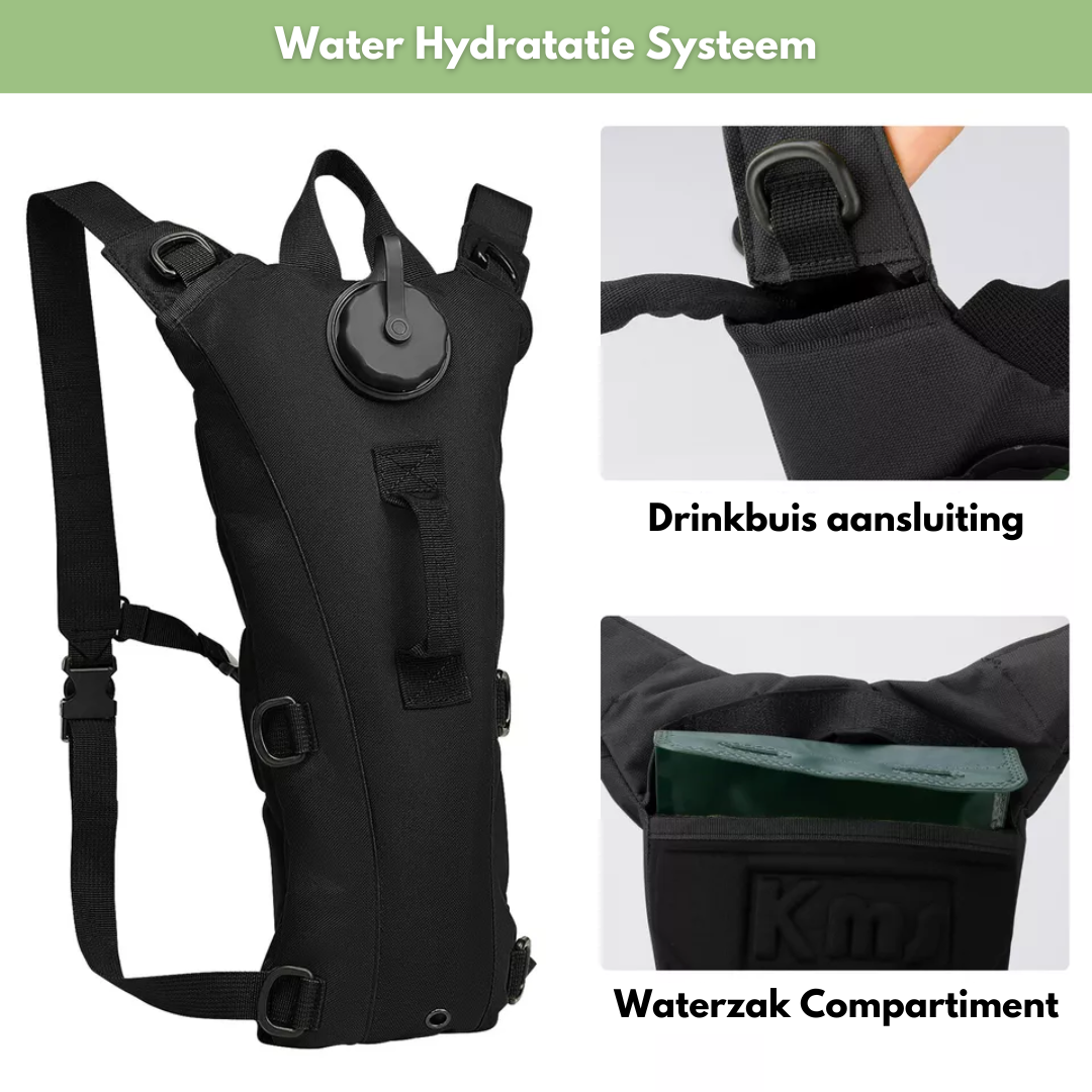 Wasser-Rucksack – 3L Hydrationssystem | Outdoor-Trinksystem-Rucksack