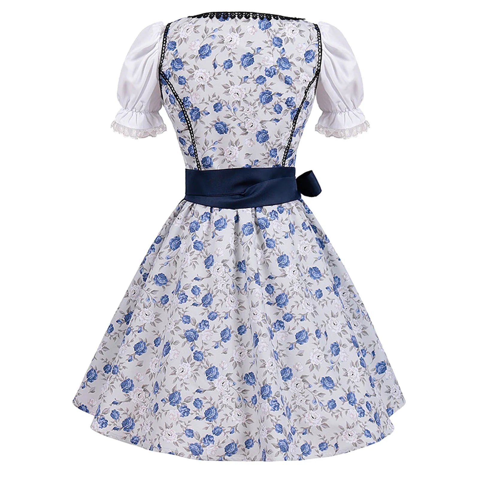 HeimatLiebe – Dames Dirndl van Katoen met Schort – Traditie & Elegantie