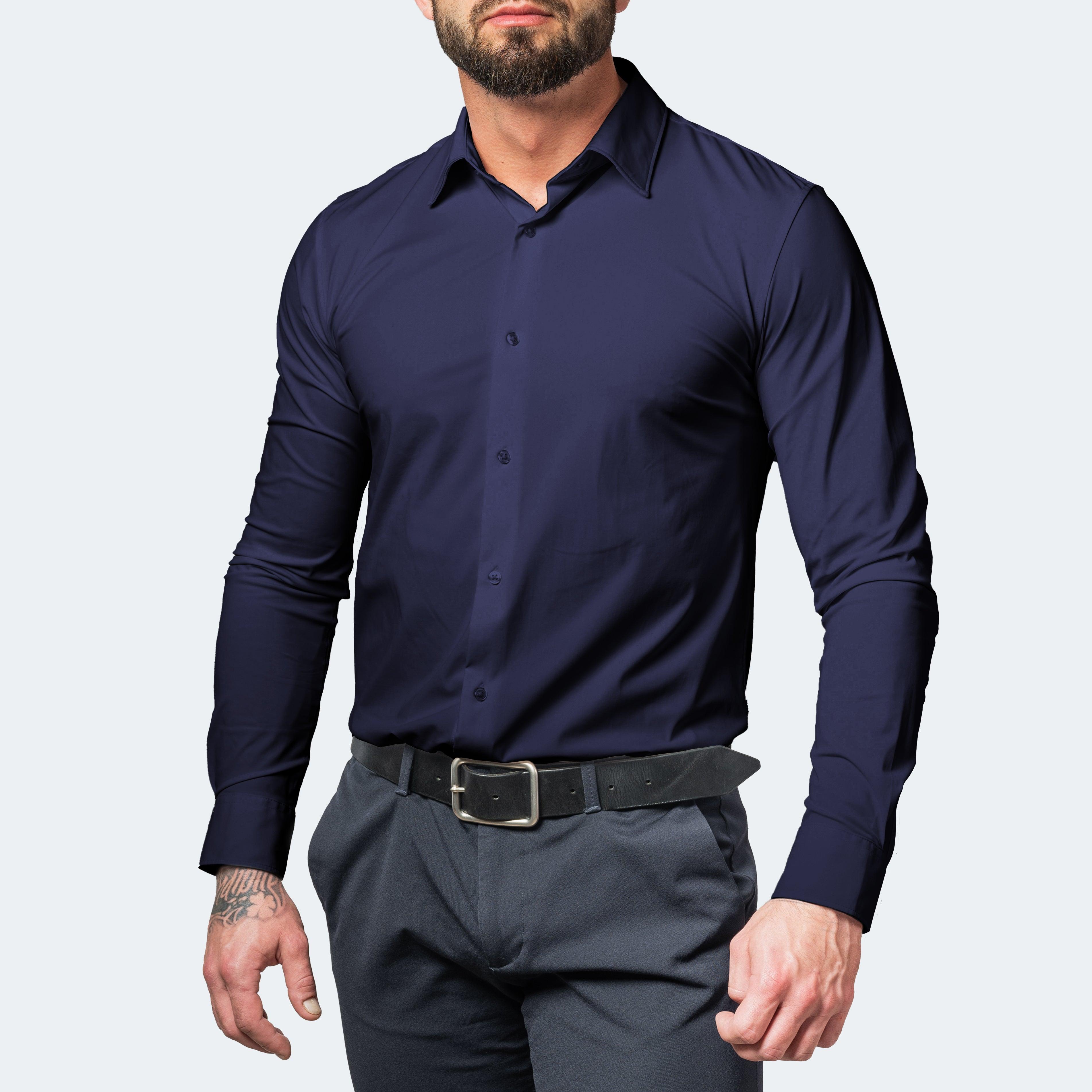 Barnard Stretchoverhemd – Kreukarm & Ademend Comfort