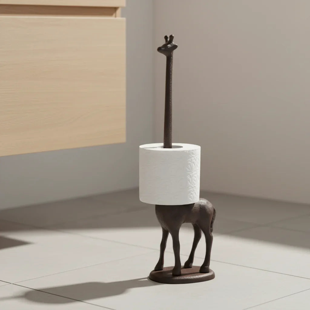 Decorative Animal-Shaped Bath Stand - Giraffino 0