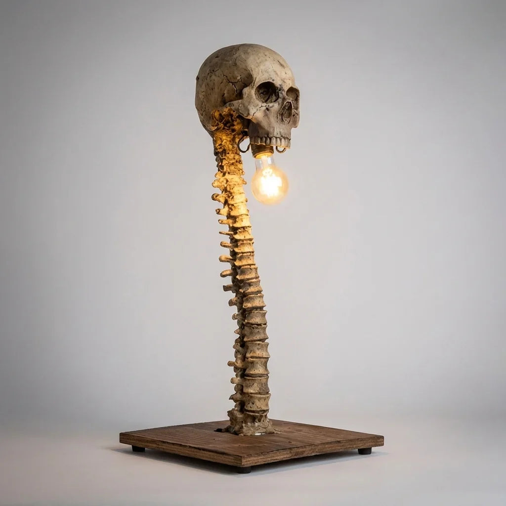 Decorative Skull Table Lamp - Nightspine 2