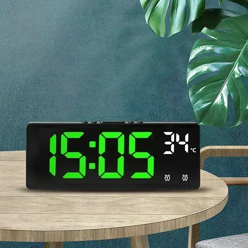 Zentix – Digitale wekker spraakgestuurd met temperatuur – slaapkamer & bureau