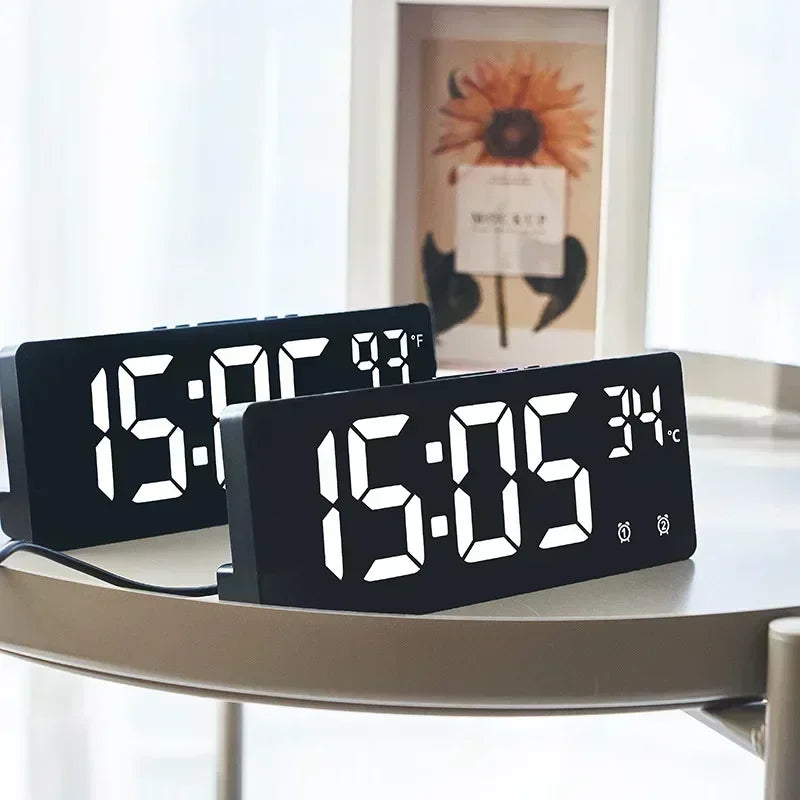 Zentix – Digitale wekker spraakgestuurd met temperatuur – slaapkamer & bureau