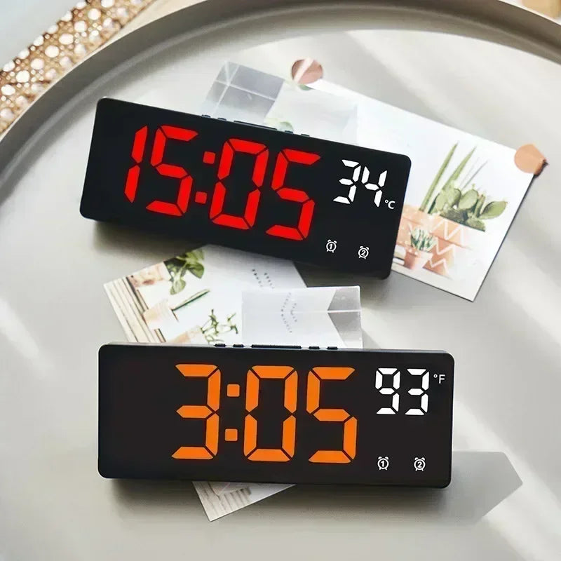 Zentix – Digitale wekker spraakgestuurd met temperatuur – slaapkamer & bureau