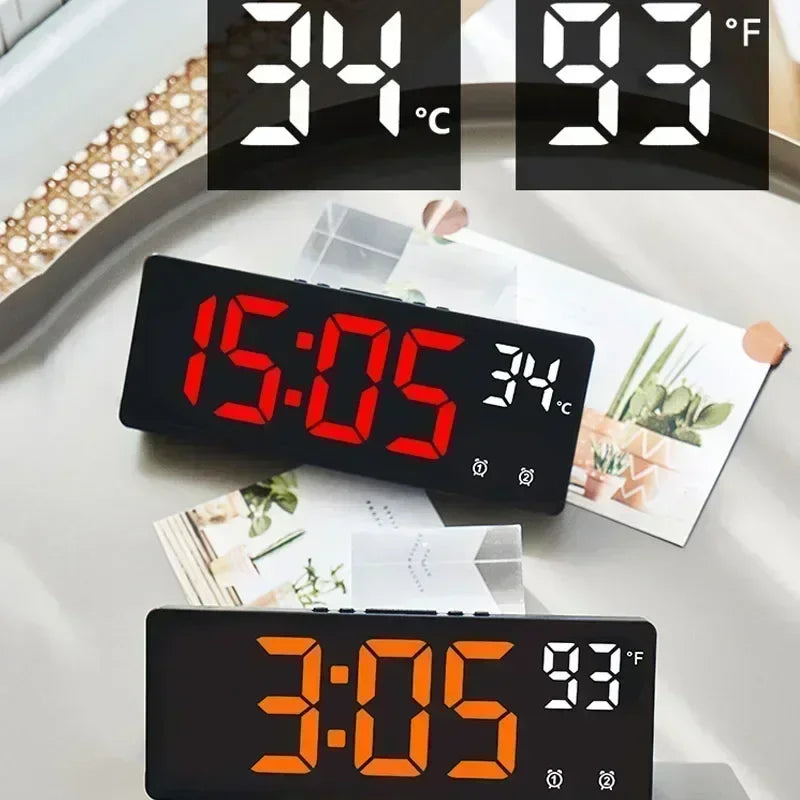 Zentix – Digitale wekker spraakgestuurd met temperatuur – slaapkamer & bureau