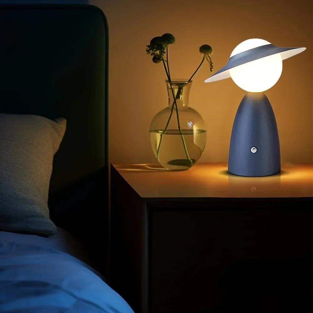 LumoCharge – Lámpara de carga LED sen fíos | Luz cálida e deseño moderno