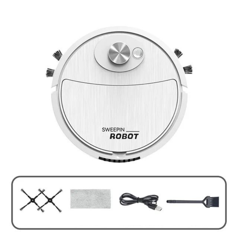 Kabelloser Saugroboter - SmartClean - 3-in-1 Intelligente Reinigung - Mühelose Haushaltsführung  
