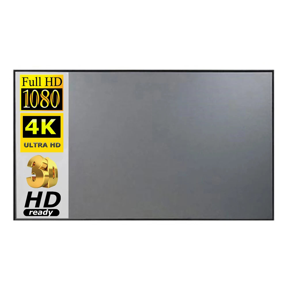 Draagbaar Projectiescherm 60-120 Inch voor Beamer - Eenvoudig te Installeren en Compact 0