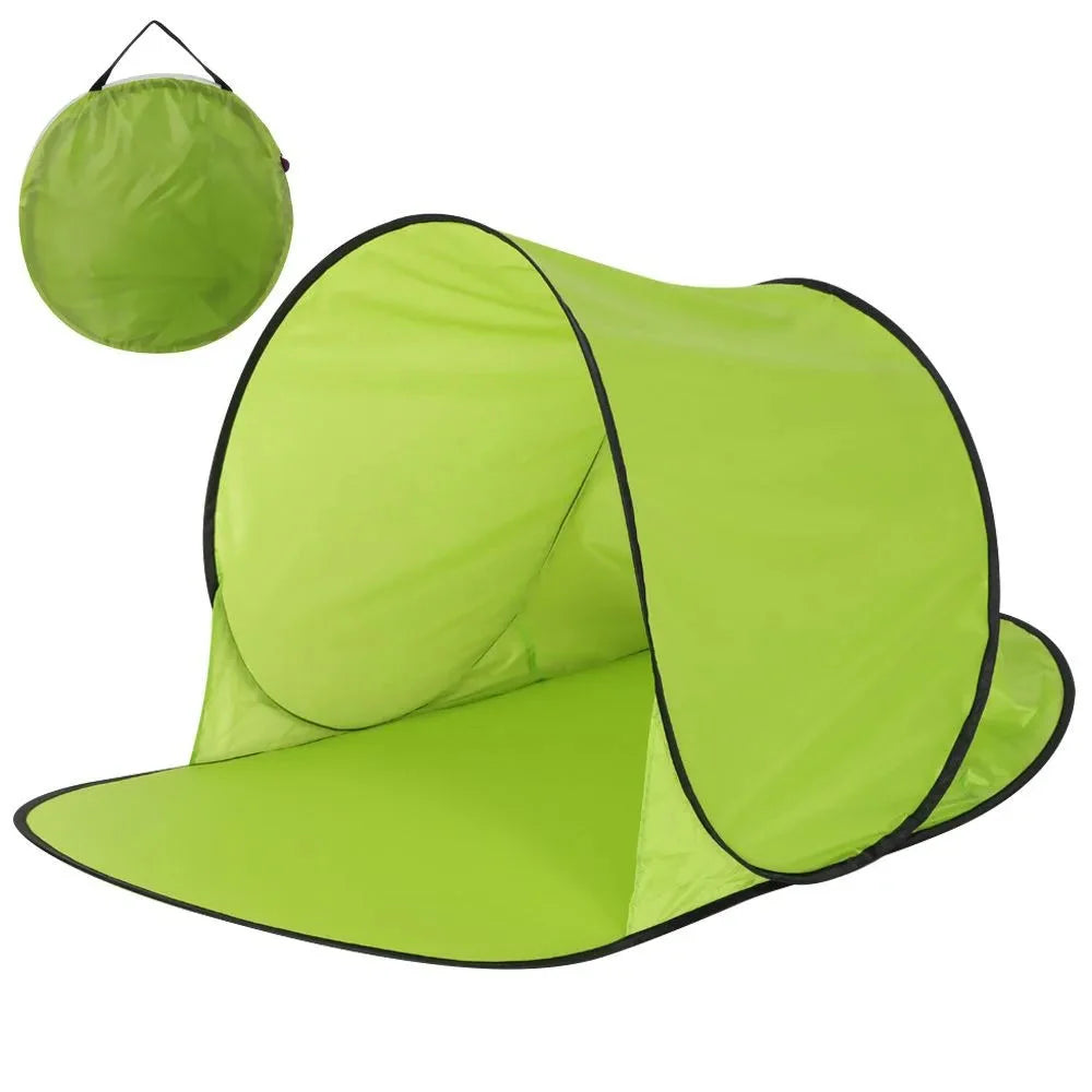 Draagbare Pop-Up Strandtent met UV-Bescherming voor Buitengebruik, Compact en Waterbestendig 6