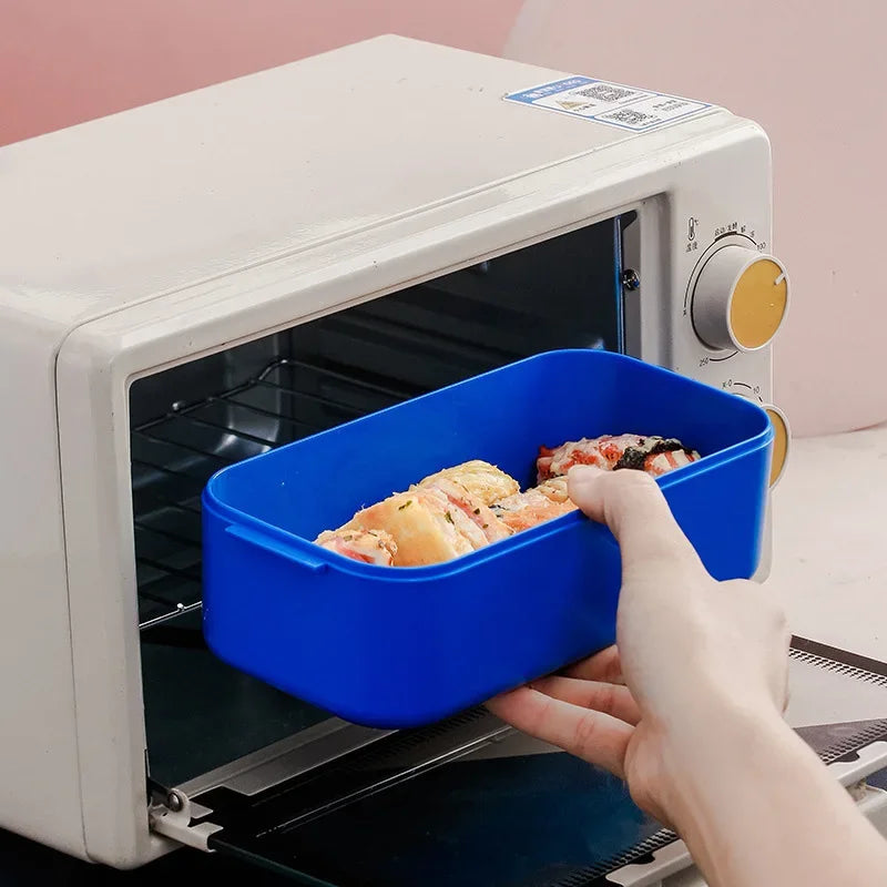 Boxelo – Lunchbox doppellagiges Bausteindesign – Studenten & Büro  
