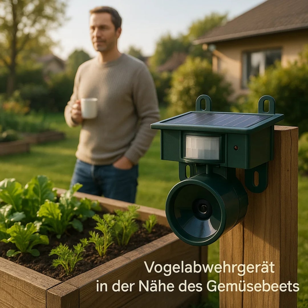 Duiven verjagen van Balkon & Tuin | Vogelafschrik apparaat | VogelBlock 1