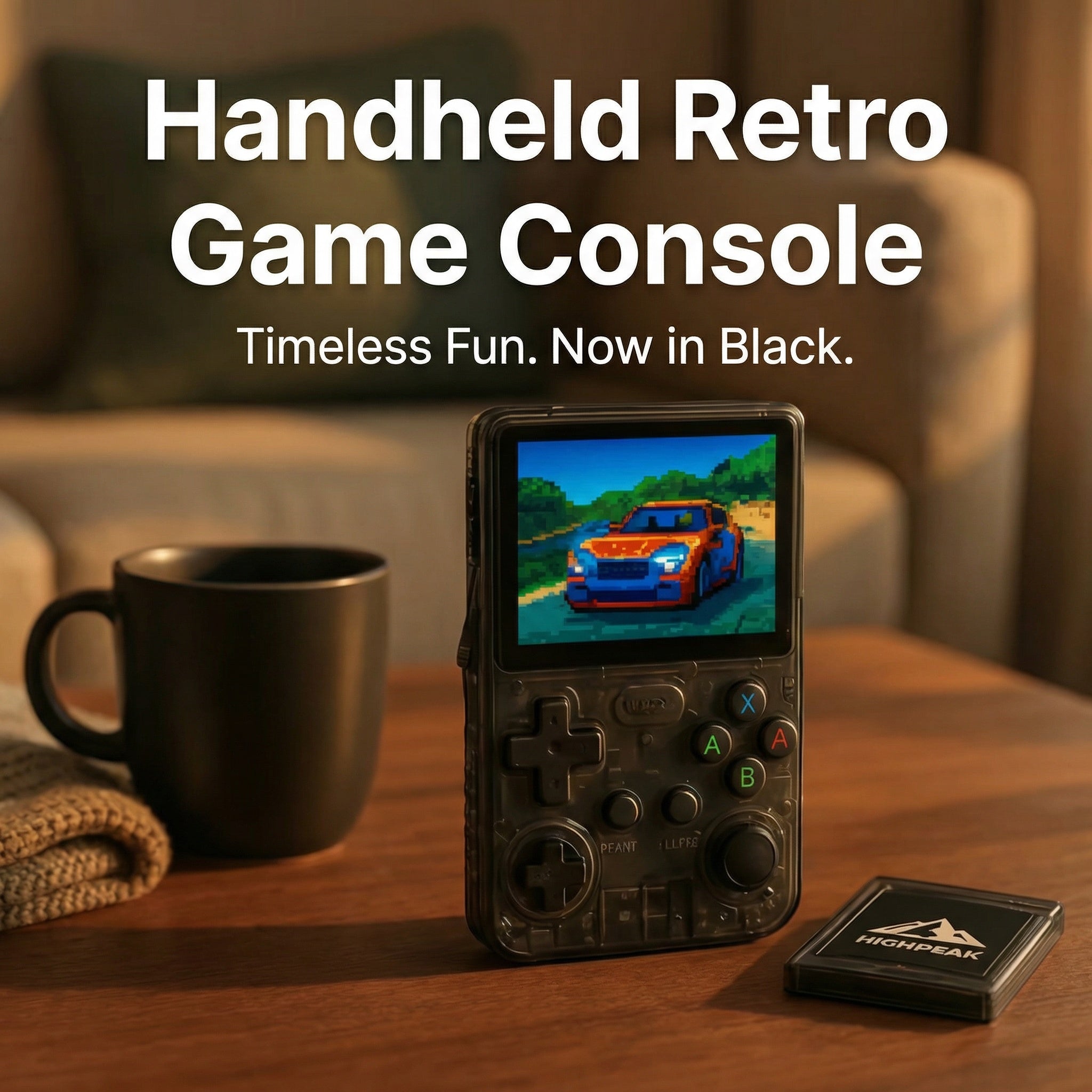 Consola de Juegos Retro Portátil – Pantalla IPS, Doble Palanca y Opción de 64GB/128GB