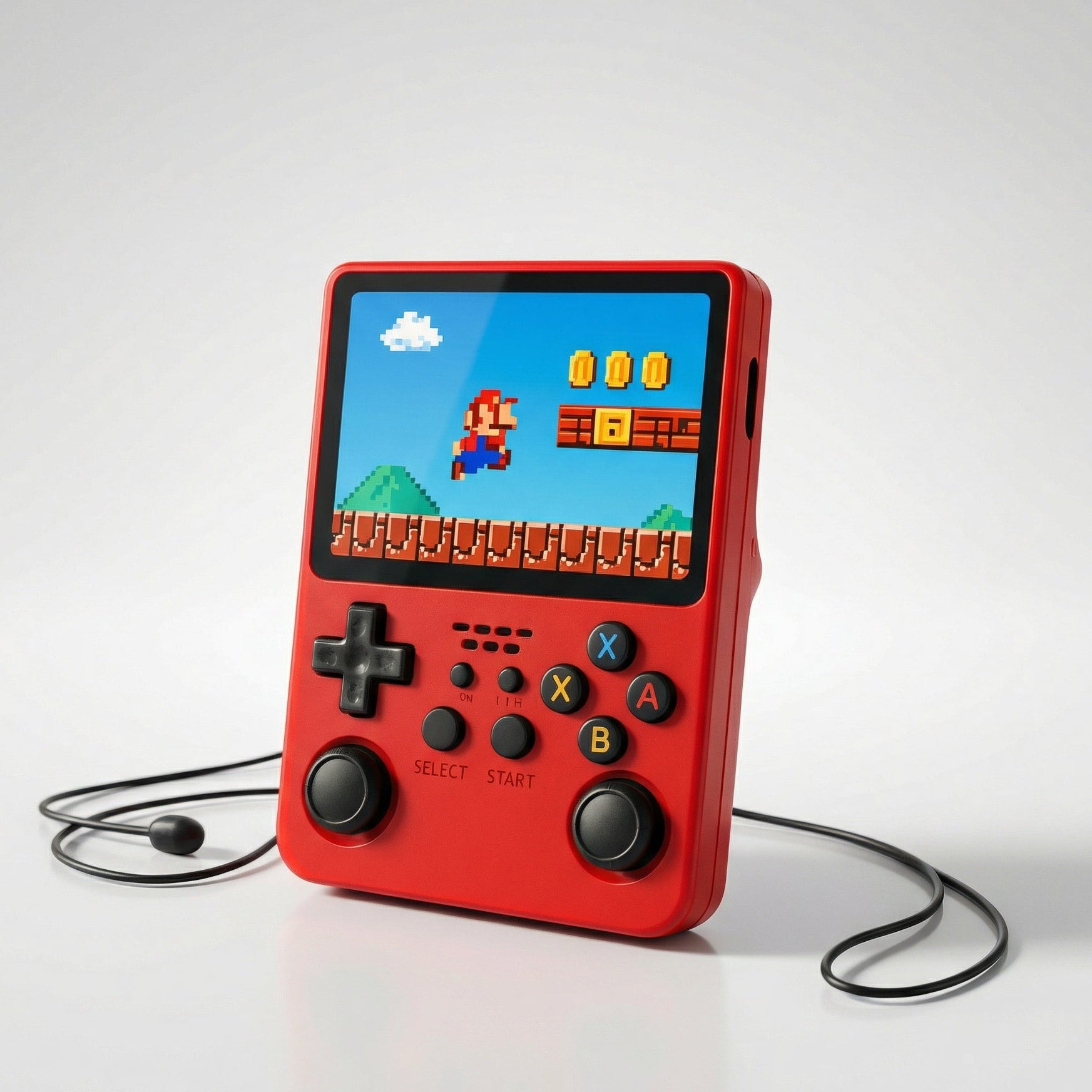 Consola de Juegos Retro Portátil – Pantalla IPS, Doble Palanca y Opción de 64GB/128GB