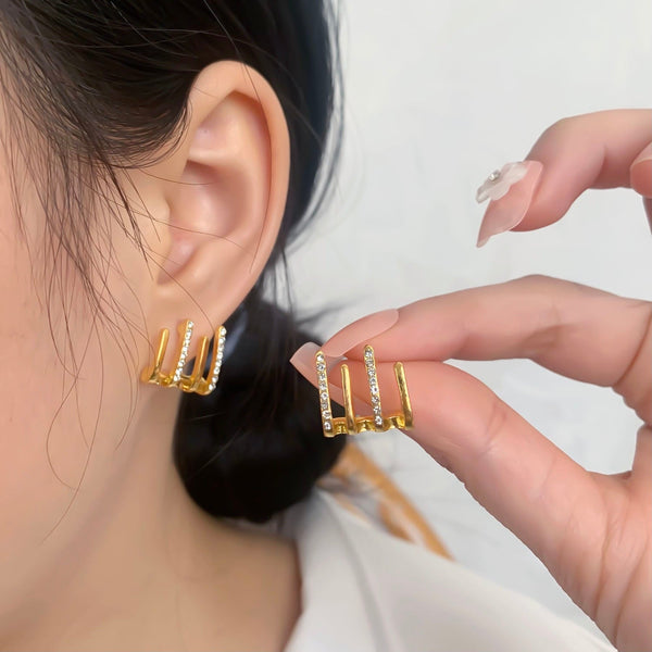 Elegante Ohrringe für einen glamourösen Look - Cecile  
