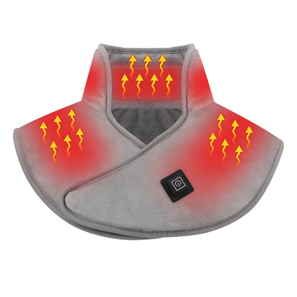 Elektrisch Verwarmd Nekkussen met USB, 3 Warmtestanden, Zacht en Comfortabel 6
