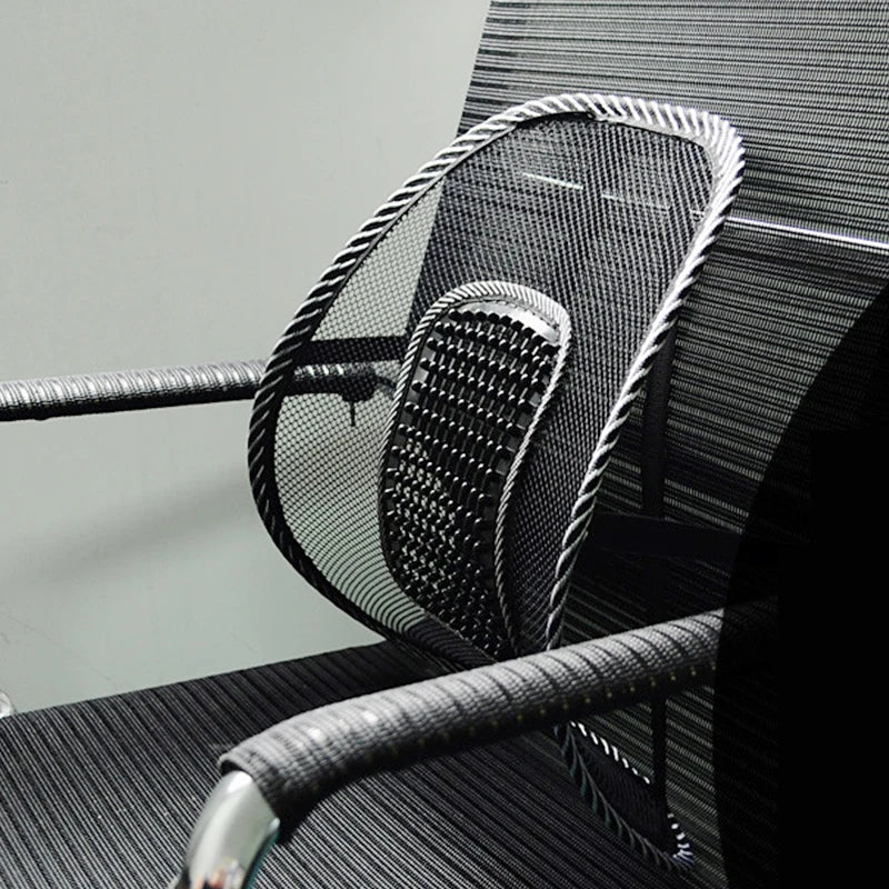 Ergonomisch Rugkussen voor Auto met Massagefunctie en Ventilatie, Zwart 1