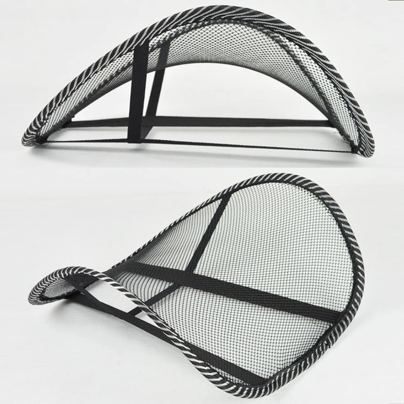 Ergonomisch Rugkussen voor Auto met Massagefunctie en Ventilatie, Zwart 4
