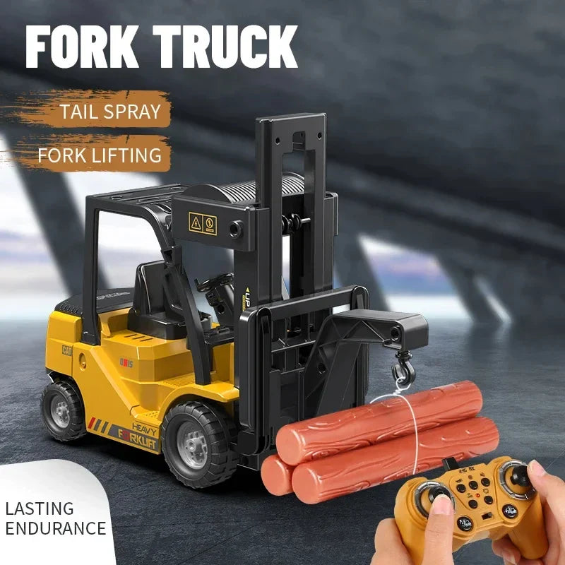 LiftForce – Carretilla elevadora RC con 6 funcións e batería recargable