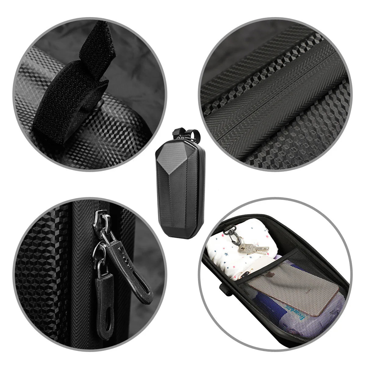 Fietstas voor elektrische scooter en vouwfiets, hard shell 2