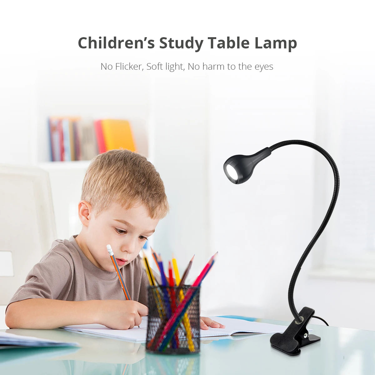 Luminix – lámpara de lectura LED USB flexible 1W – para cama, portátil y oficina