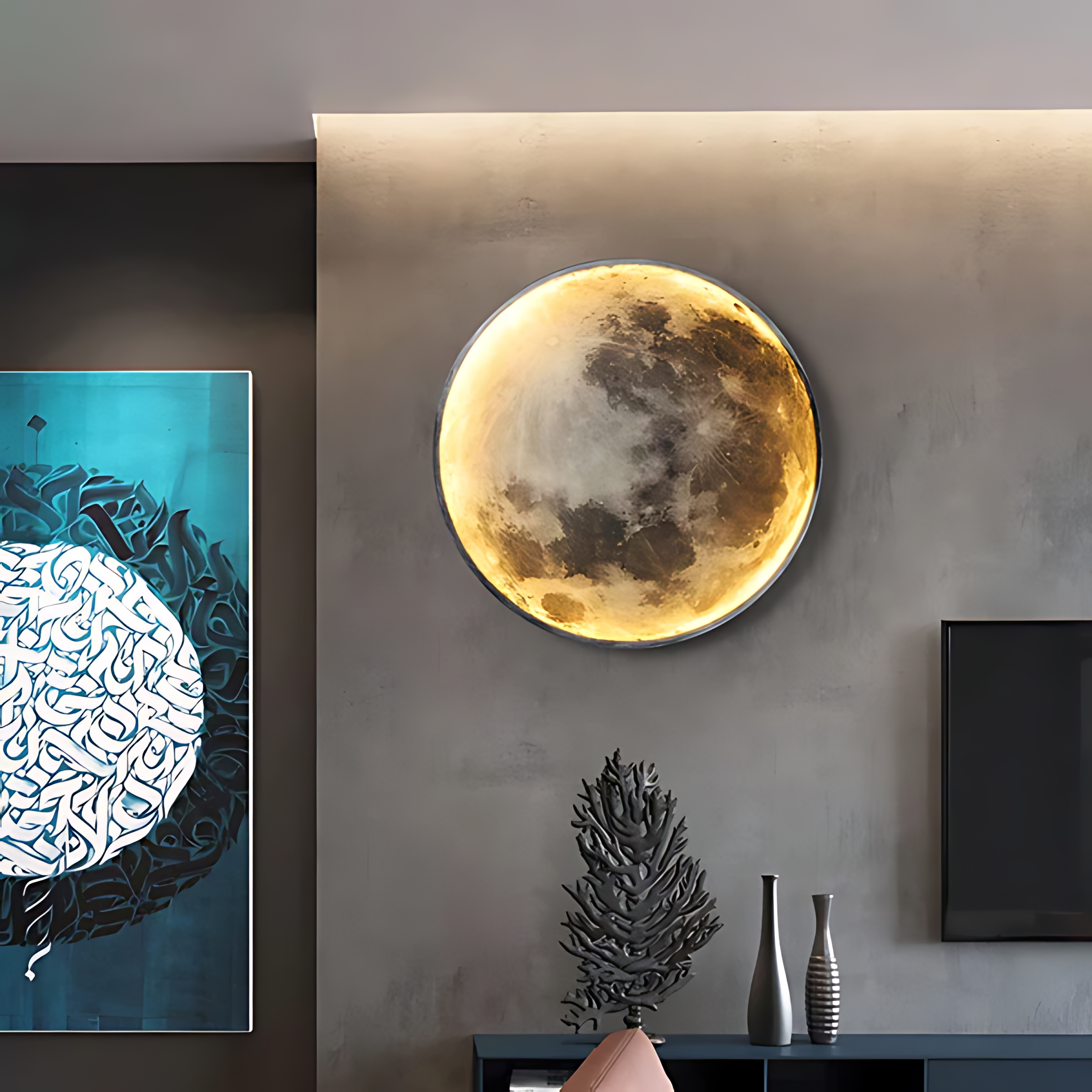 RadiantNights | Lámpara de parede encantadora | Iluminación ambiental máxica