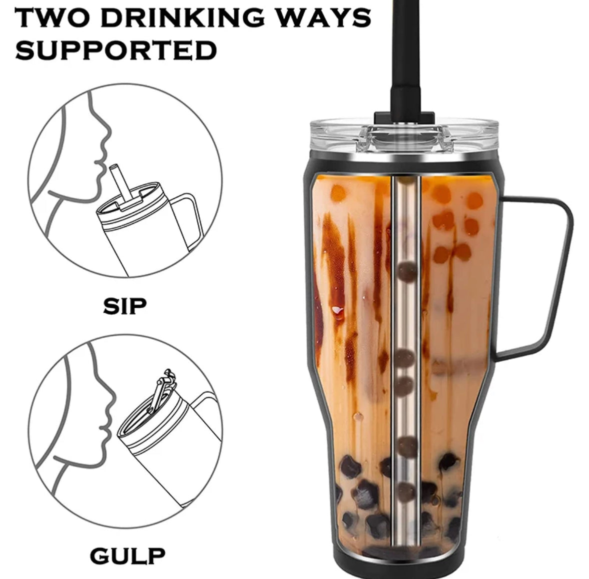 Revalki RVS Thermo Koel Drinkfles - 1,2L, 100% Lekvrij, Houdt Drank 7u Warm/24u Koud
