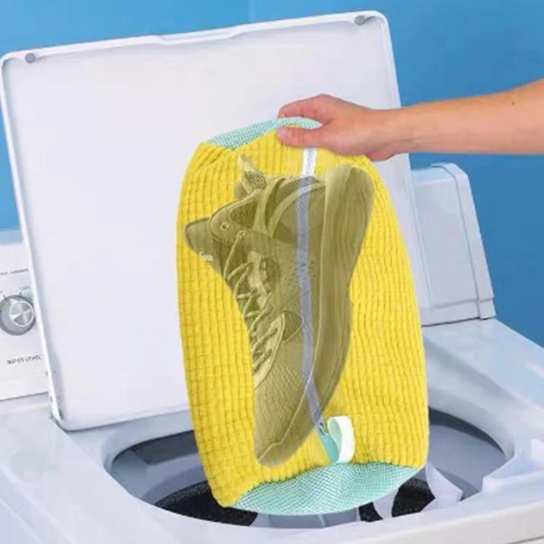 Funda para zapatos con cepillo e cremallera – para a lavadora